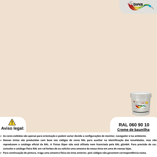 RAL 060 90 10 (P) Creme de baunilha