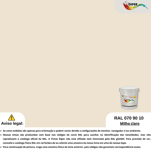RAL 070 90 10 (T)Milho claro