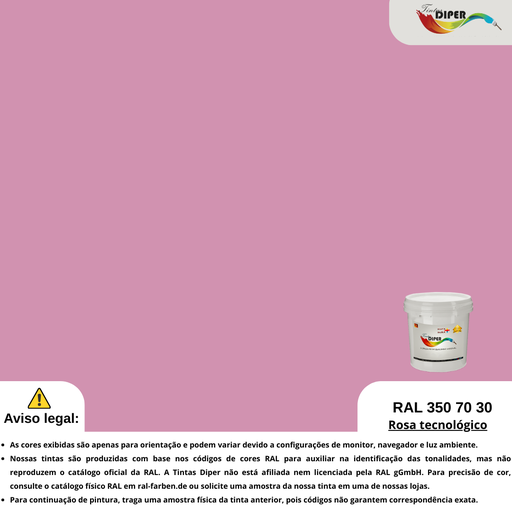 RAL 350 70 30(T)Rosa tecnológico
