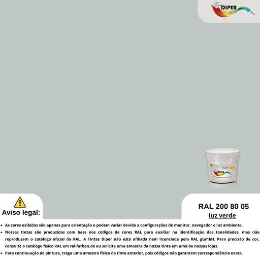 RAL 200 80 05(T)China verde claro
