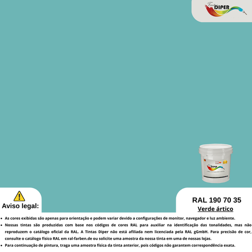 RAL 190 70 35(DD)Verde Ártico