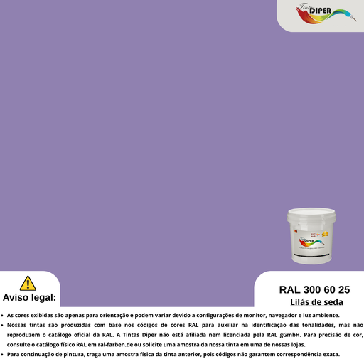 RAL 300 60 25(D)Lilás de seda