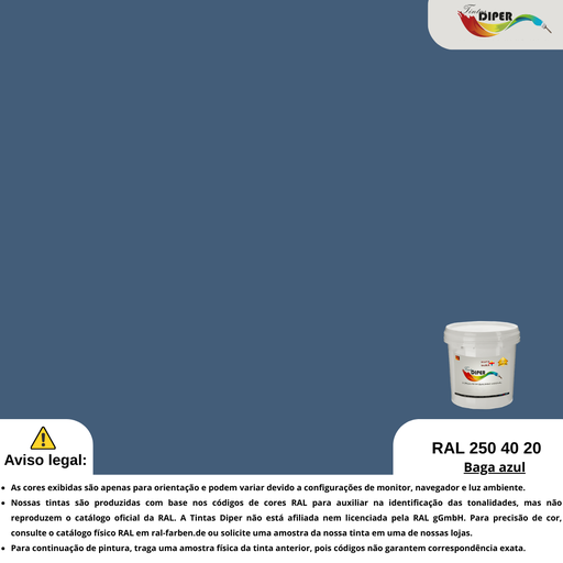 RAL 250 40 20(DD)Baga azul