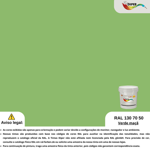 RAL 130 70 50(D)maçã verde