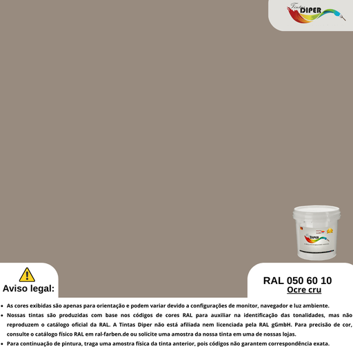 RAL 050 60 10(T)Ocre cru
