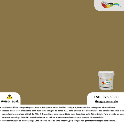 RAL 075 50 30(DD)Grogue amarelo