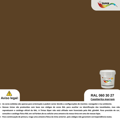 RAL 060 30 27(DD)Cassiterita marrom