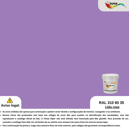 RAL 310 60 35(D)Lilás roxo