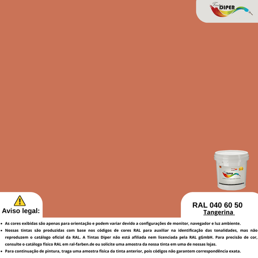 RAL 040 60 50 (D) Tangerina