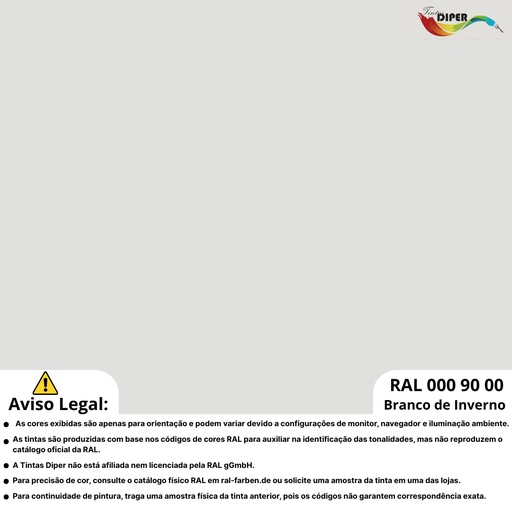 RAL 000 90 00 (P) Branco Inverno